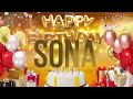 SONA Happy Birthday Sona