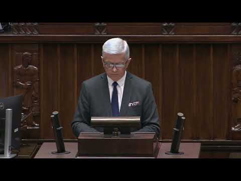 Andrzej Grzyb przedstawia projekt ustawy o instrumencie SEJF