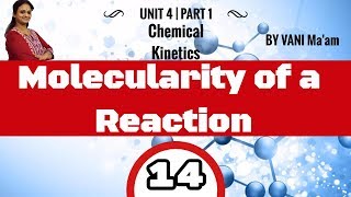 Molecularity of a Reaction- 14| Grade 12|Unit-4| CHEMICAL KINETICS |chemistry cbse |tricks |