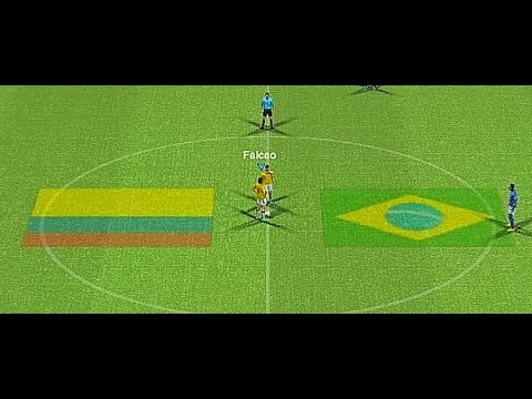 PES 2006 (Patch 2014) Copa América - 1/2 Final - Brazil vs Colombia