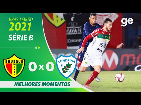 Gols e lances de Brusque x Londrina