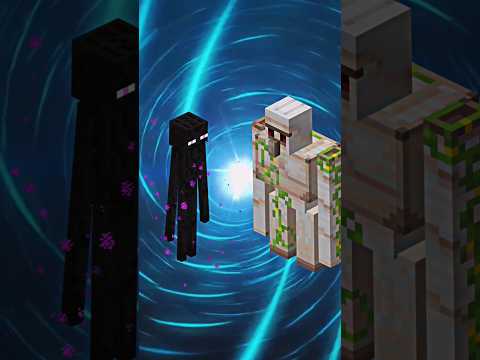 Enderman vs All Minecraft mobs #minecraft #minecraftshorts #herobrinevswarden #viral #shortvideos