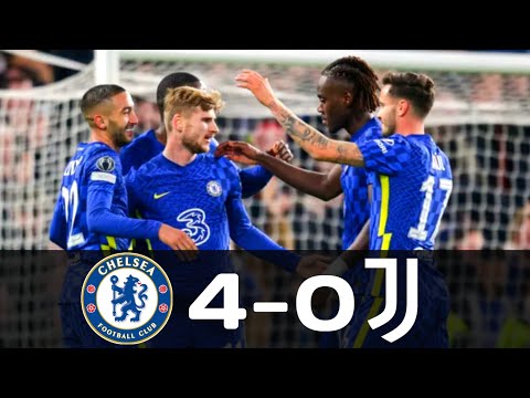 Chelsea vs Juventus 4-0 Highlights & Goals  - Champions League 2021-2022