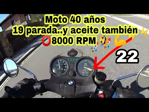 Despierta a 8000 RPM💥 después de 19 años!!!! Prueba carburadores BING!! BMW R65 onboard