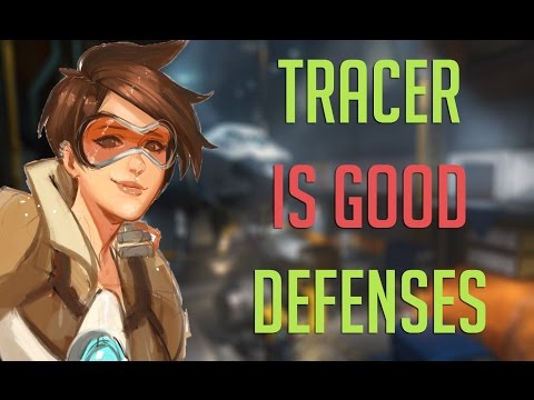 Surefour - Tracer good on Defend - Overwatch Highlights #9