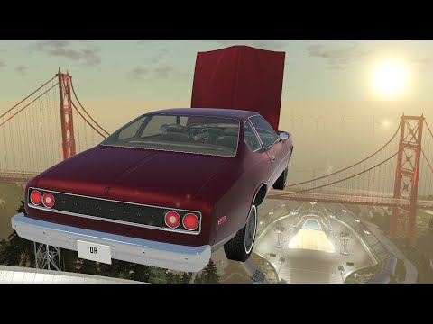 Car Jump Arena 2 Full Gameplay and Crash Test - BeamNG Drive Maps