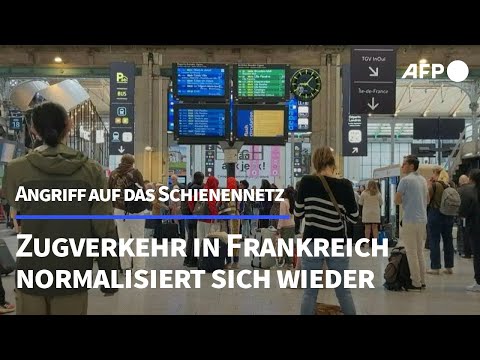 Nach Sabotage: Zugverkehr in Frankreich normalisiert sich wieder | AFP