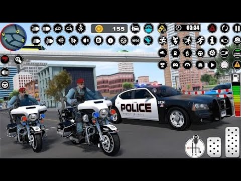 Police Truck Gangster Driver 3D - Cop Car Chase Driving Simulator - Android GamePlay
