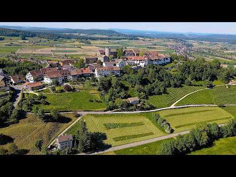 Drone Views of Switzerland in 4k: Regensberg & Dielsdorf