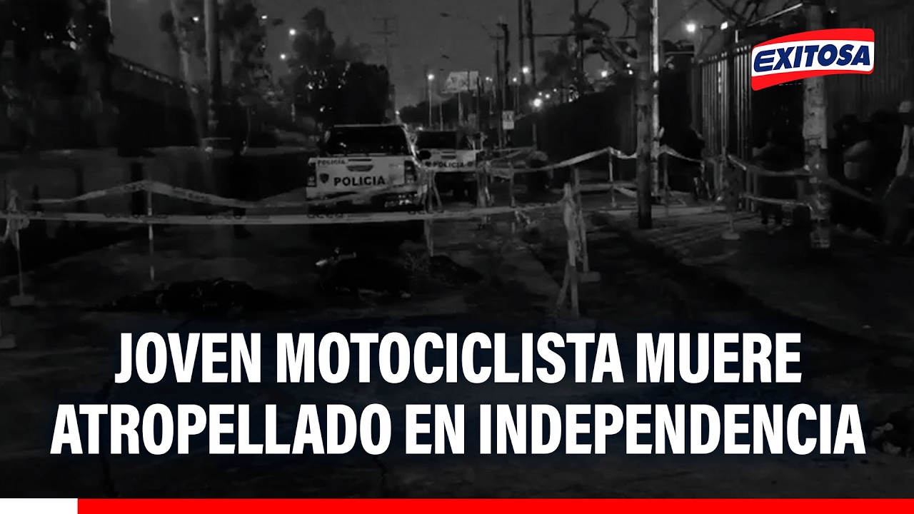 🔴🔵 Joven motociclista perdió la vida atropellado en Independencia