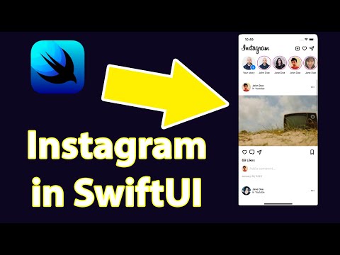 Create Instagram iOS App UI in SwiftUI