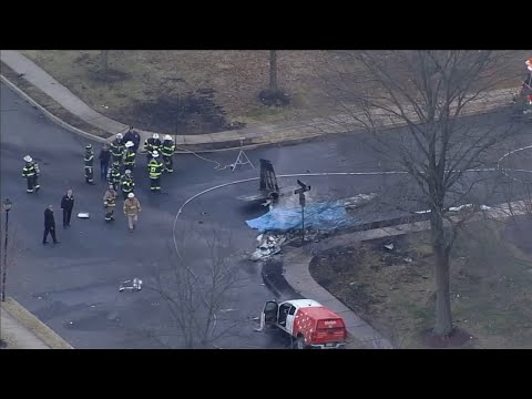 PLANE CRASH: Video captures moment plane falls out of sky into residential neighborhood; 2 dead