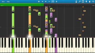 Kanye West - Never Let Me Down - Piano Tutorial - Synthesia Cover