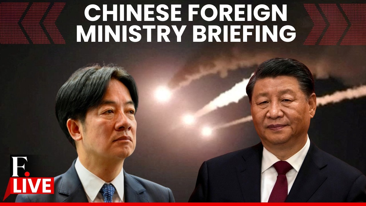LIVE | China Foreign Ministry Briefing on Taiwan's US-Supplied Rocket Tests | China-Taiwan Tensions