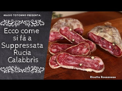 Sweet Calabrian Soppressata Original Rossanese Recipe