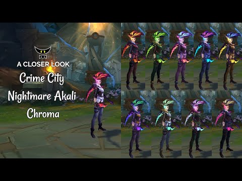 Crime City Nightmare Akali Chromas