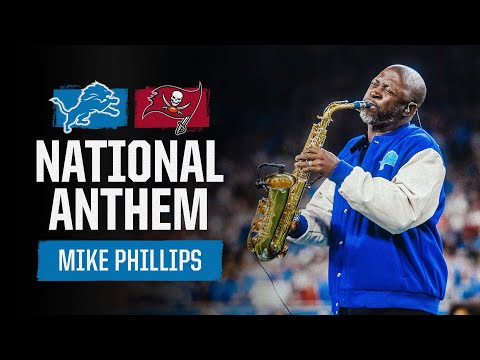 Lions vs. Buccaneers: Mike Phillips' EPIC National Anthem Performance | NFC Divisional Round