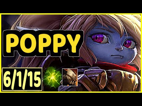 POPPY VS PYKE - 6/1/15 KDA SUPPORT GAMEPLAY MASTER I