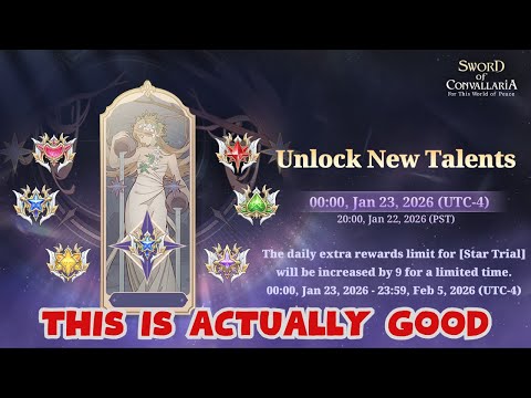 NEW TALENT TREE UNLOCKS - GOOD TIME TO CATCH UP [SWORD OF CONVALLARIA]