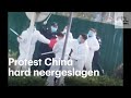 Groot protest bij iPhone-fabriek China tegen coronamaatregelen