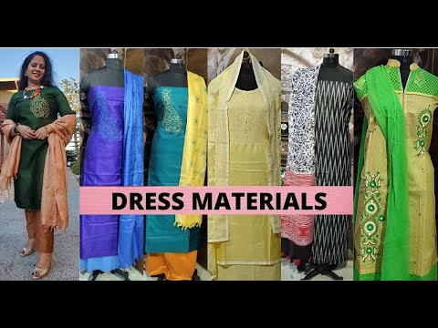 DRESS MATERIALS | starting from Rs.1300 | AMBILI'S DESIGNER BOUTIQUE |MUMBAI