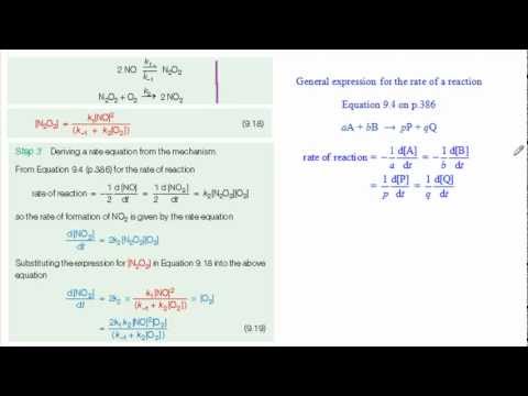 Using the steady state approximation