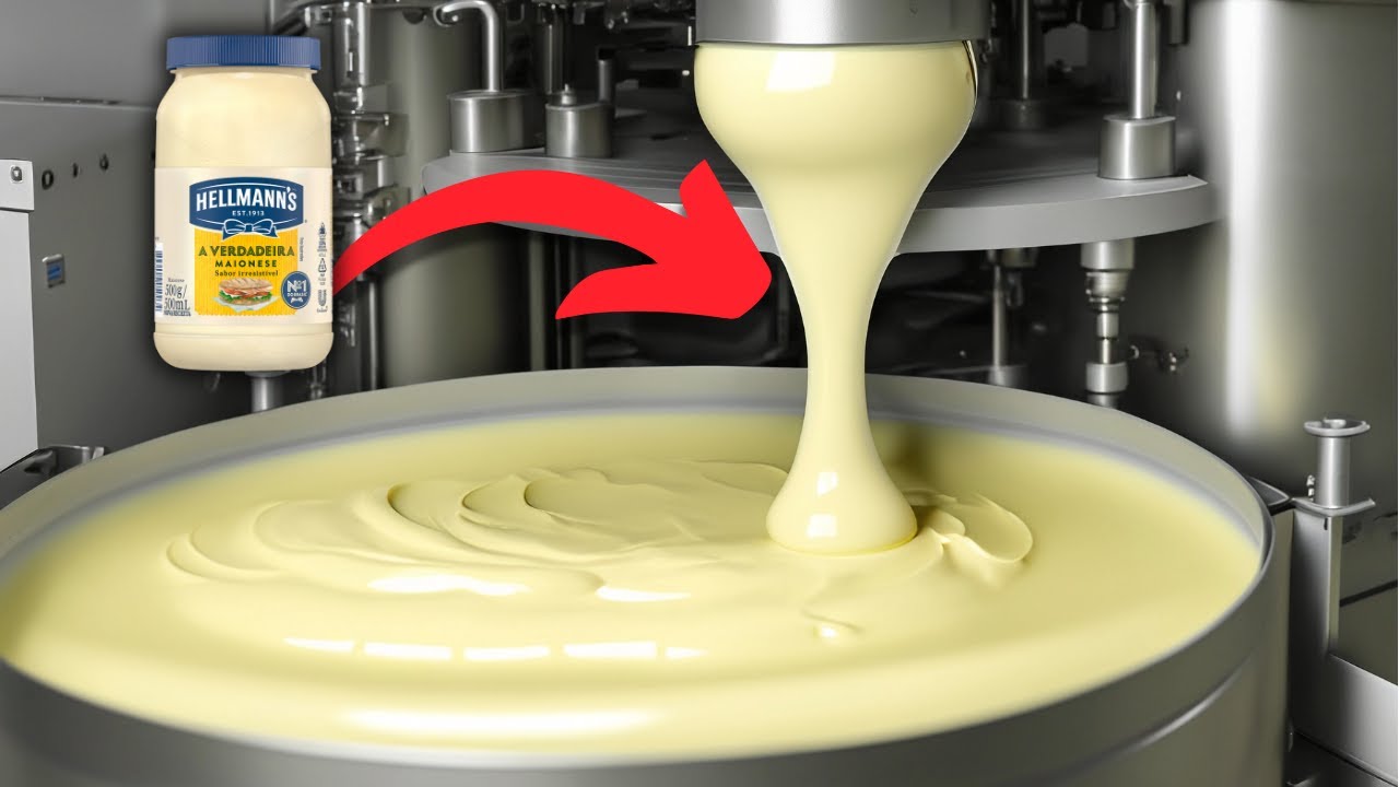 Como a MAIONESE é feita - Processo Industrial