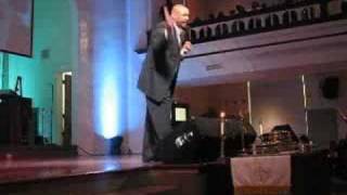 Brian Courtney Wilson singing Jesus Saves at St Johns United Methodist Church in Downtown Houston