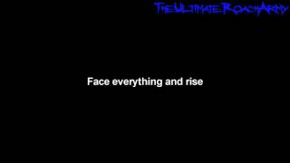 Papa Roach - Face Everything And Rise [Lyrics on screen] HD
