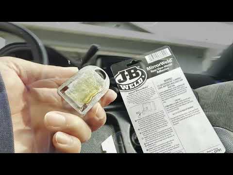 DIY JB-Weld  MirrorWeld Rear-View Mirror Adhesive