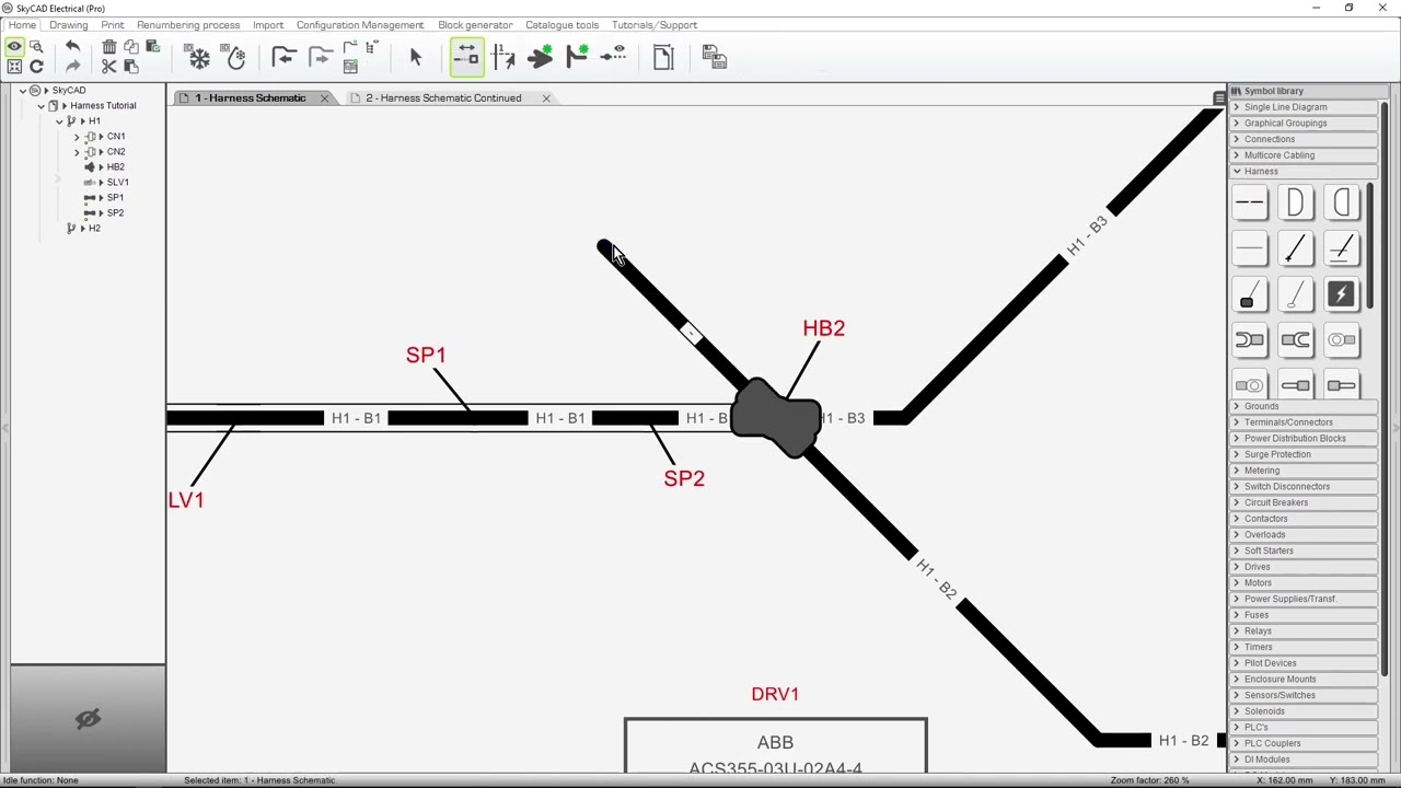 SkyCAD - Harness Tutorial
