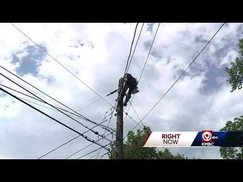 BPU crews working to restore power for customers in Wyandotte County following storms