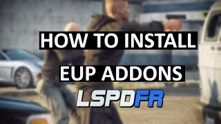 How To install EUP Vests/addons Quickly into GTA 5 Mods | LSPDFR