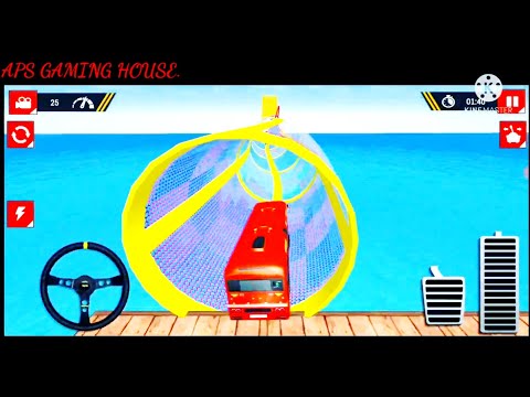 Impossible Bus Stunt Driving simulator 2021 - Mega Ramp Racing Driving Simulator - Android GamePlay