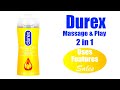 Durex Sensual Massage Play 2 In 1 Massage Gel And Personal Lubricant Intimate Seductive Lube