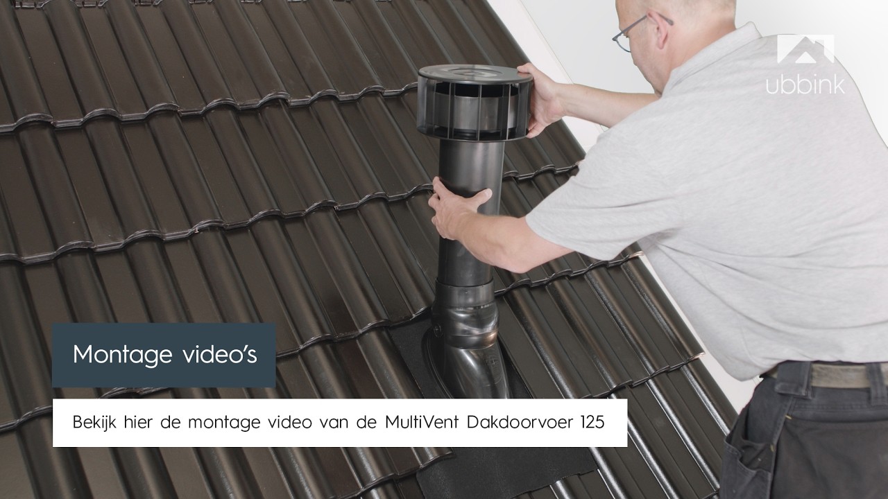 Multivent Dakdoorvoer 125 - foliedak 