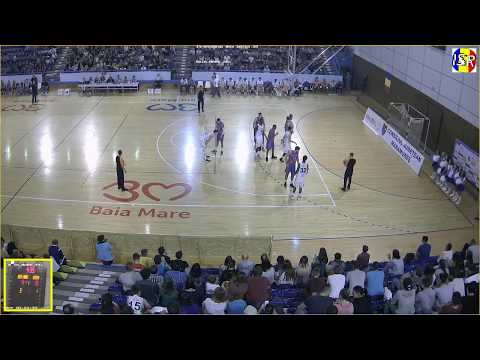 Baia Mare - Steaua 19.09.2016. Milos Macura 19pts (white number 8)