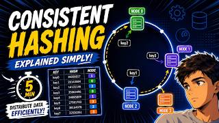 🚀 Consistent Hashing Explained in 5 Minutes | System Design Made Easy | Code Infinity