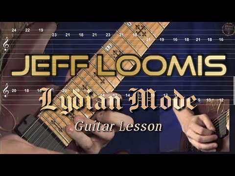 Jeff Loomis Guitar Lesson | Lydian Mode | Lydian Dominant flat 2