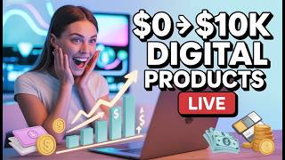 LIVE: Make Money with Digital Products in 2026 💸 (PLR, MRR & RR Full Beginner Guide)