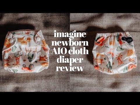 Imagine Newborn AIO (All In One) Cloth Diaper Review