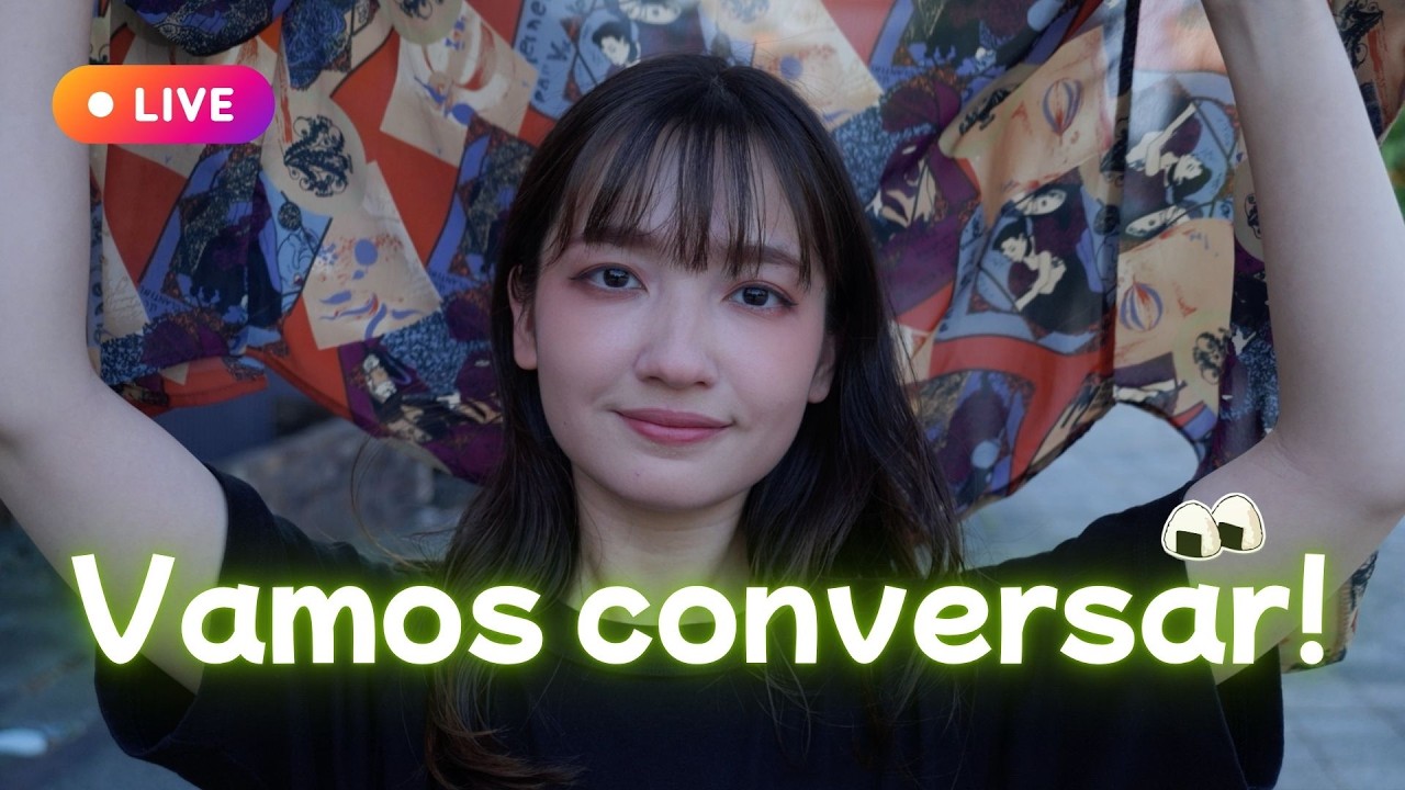 【LIVE】Vamos conversar sobre japonês!🍙