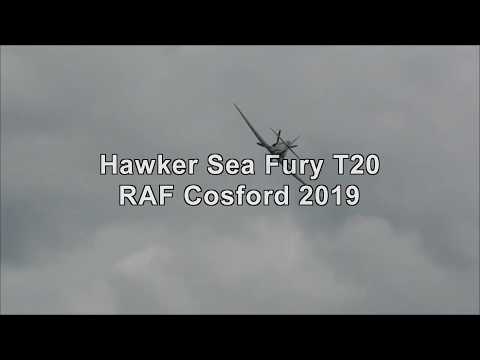 Navy Wings Hawker Sea Fury T20 RAF Cosford 2019