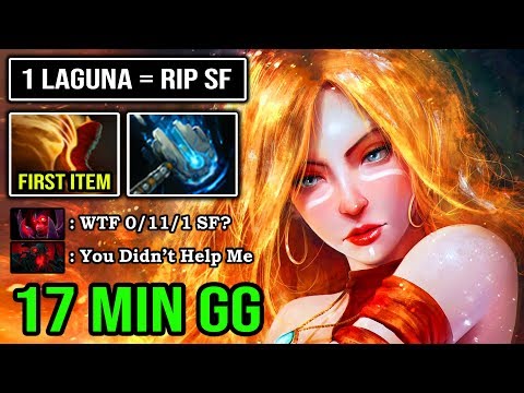 GLOBAL GANKER First Item Boots 100% Deleted Mid SF 11Min Godlike & 17Min GG Nerver Die 8K Lina DotA2