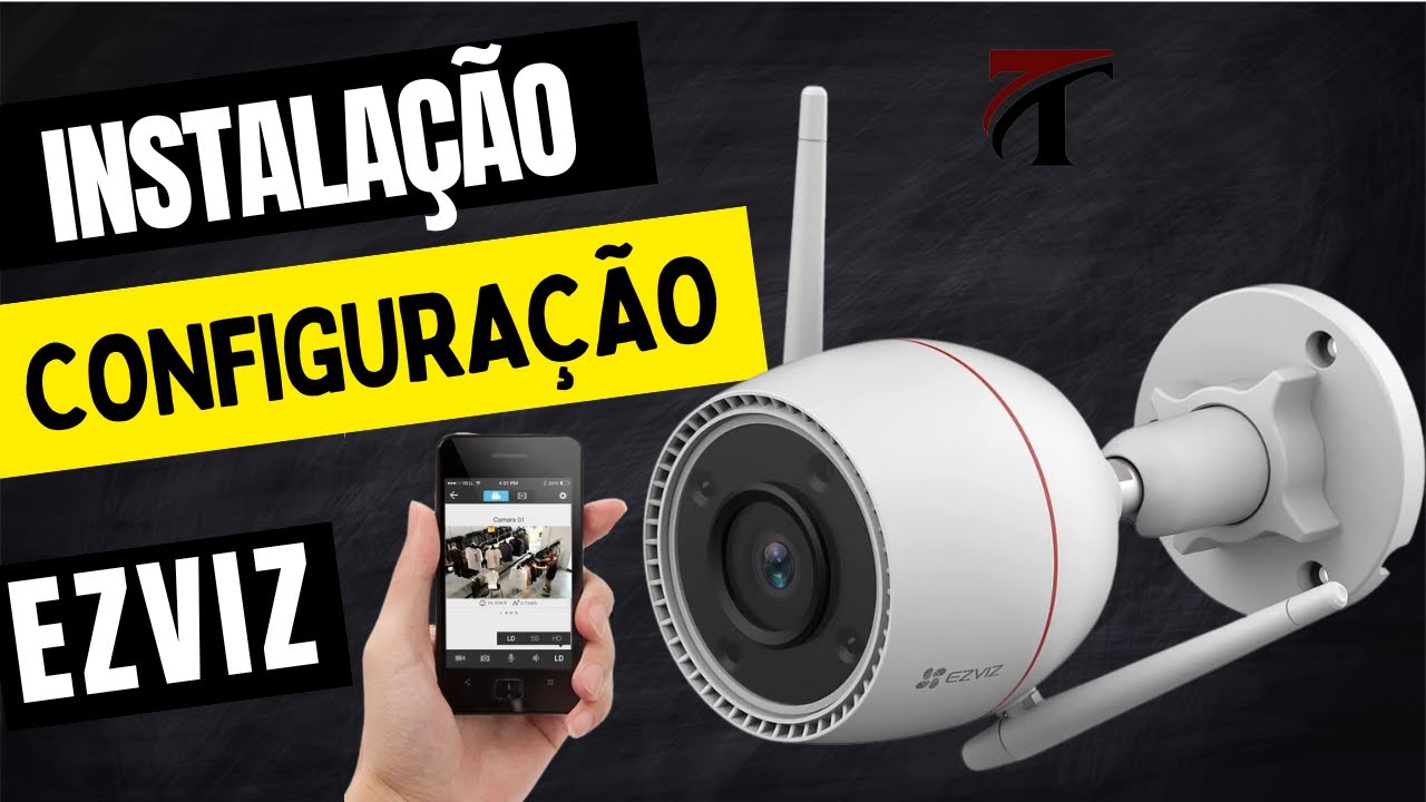 Tutorial de configuração de câmera EZVIZ