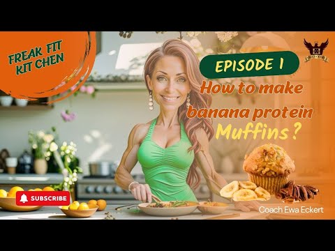 Forever Fit Kitchen Episode 1 : How to make banana protein Muffins ?