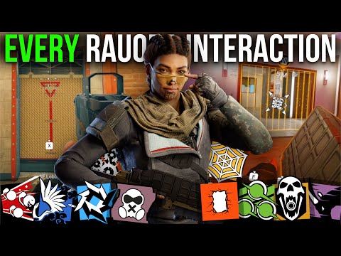 EVERY Rauora Gadget interaction in Y10S1 of Rainbow Six Siege!
