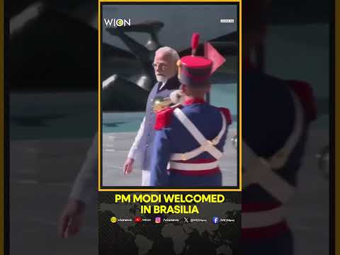 PM Modi Accorded Ceremonial Welcome At Alvorada Palace In Brasilia | WION Shorts