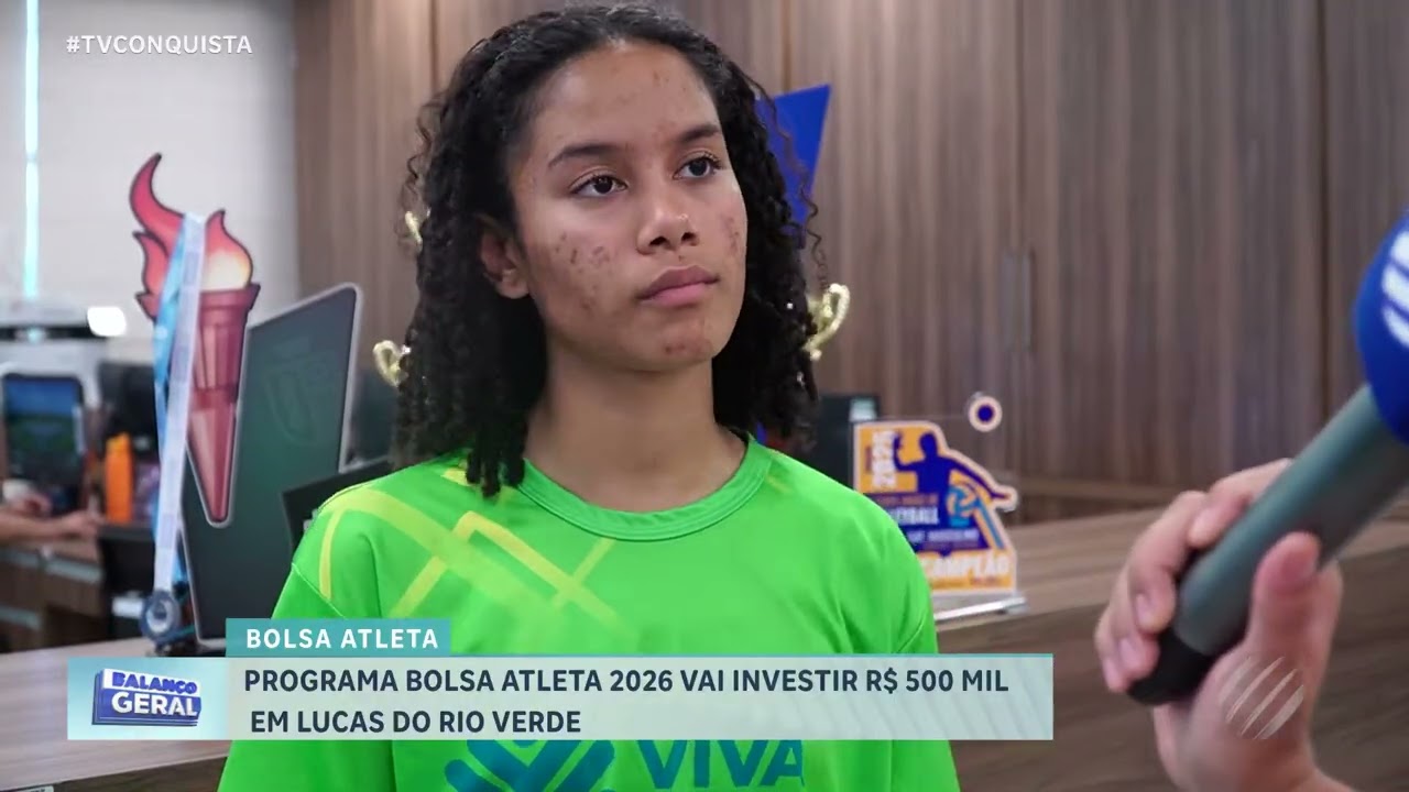 Bolsa Atleta 2026: Lucas do Rio Verde investe R$ 500 mil no esporte local
