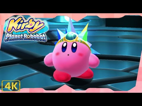 Kirby Planet Robobot for 3DS ⁴ᴷ | Level 5 (All Code Cubes & Rare Stickers)